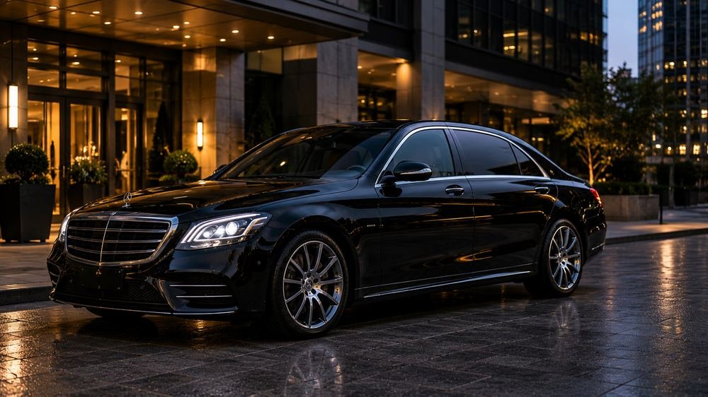 True North Limos black Mercedes-Benz S-Class luxury sedan for Toronto airport and executive transfers